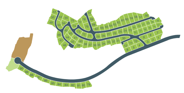 كفر عين A  - مشاهدة المخطط الرئيسي 2D