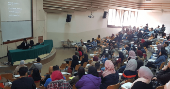 المهندس خالد السبعاوي يلقي محاضرة عامة حول ريادة الأعمال في فلسطين في جامعة بيرزيت